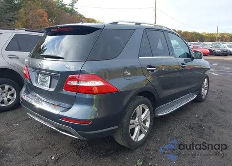 2012 Mercedes-Benz Ml 350 4Matic из США, поврежденный, VIN 4JGDA5HB9CA031078